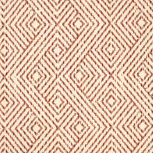 Load image into Gallery viewer, Beige Rusty Red Geometric Upholstery Fabric
