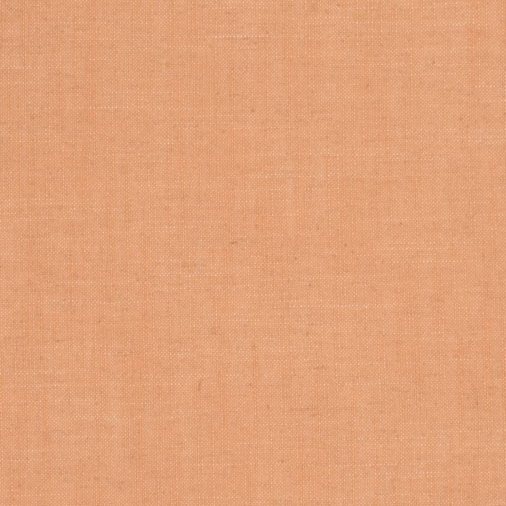 Heavy Duty Apricot Orange Linen Blend Drapery Upholstery Fabric