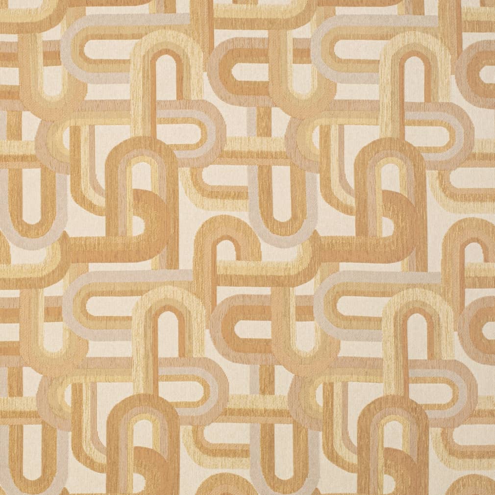 Water & Stain Resistant Mid Century Modern Abstract Geometric Plaid Brown Mustard Yellow Gray Upholstery order Fabric STA249