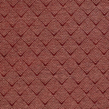 Load image into Gallery viewer, Rusty Red Cream Geometric Abstract Upholstery Fabric