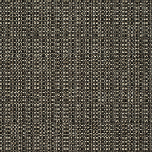 Black Charcoal Grey Silver MCM Tweed Upholstery Fabric
