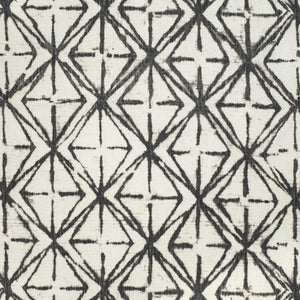 Beige Charcoal Black Abstract Upholstery Fabric