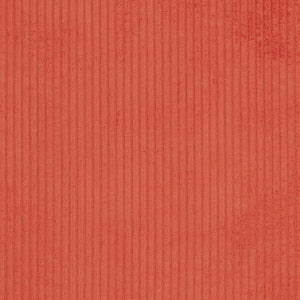 Heavy Duty Fade Resistan Orange Marmalade Corduroy Upholstery Fabric