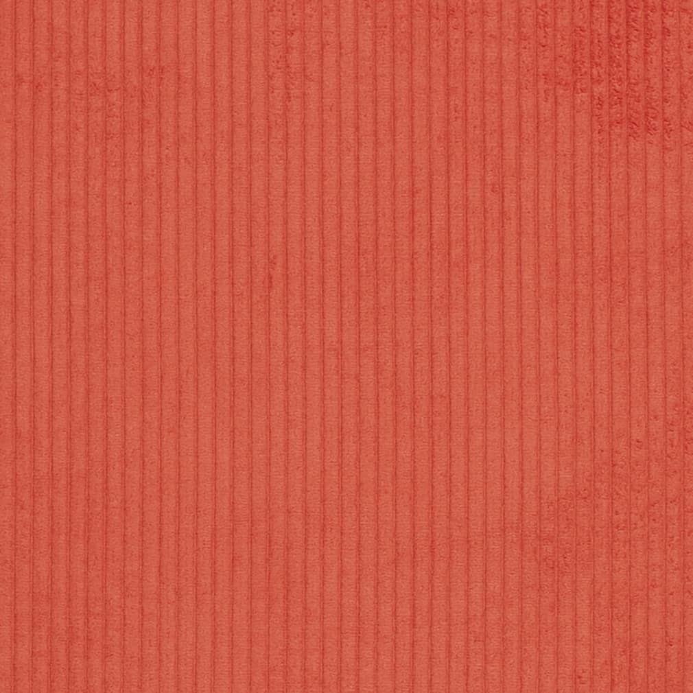 Heavy Duty Fade Resistan Orange Marmalade Corduroy Upholstery Fabric
