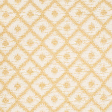 Load image into Gallery viewer, Heavy Duty Fade Resistant Cream Yellow Geometric Diamond Upholstery Fabric