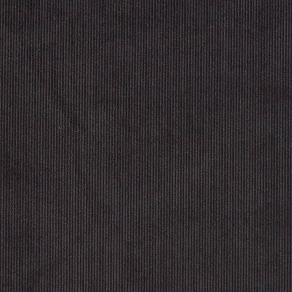 Heavy Duty Fade Resistan Black Corduroy Upholstery Fabric