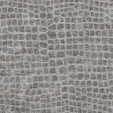 Load image into Gallery viewer, Heavy Duty Grey Alligator Reptile Chenille Animal Pattern Upholstery Fabric