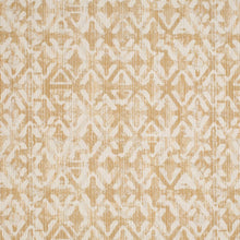 Load image into Gallery viewer, Heavy Duty Stain Resistant Mustard Yellow Cream Abstract Geometric Upholstery Fabric