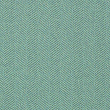 Load image into Gallery viewer, Stain Resistant Spring Green Grey Herringbone MCM Upholstery Drapery Fabric