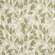 Load image into Gallery viewer, Stain Resistant Cream Olive Green Grey Botanical Upholstery Drapery Fabric