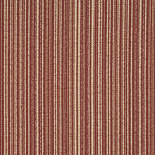Load image into Gallery viewer, Burgundy Red Beige Stripe Upholstery Fabric