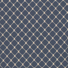 Load image into Gallery viewer, Heavy Duty Tufted Diamond Navy Blue Upholstery Drapery Fabric