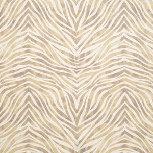 Heavy Duty Cream Mustard Taupe Animal Pattern Upholstery Fabric