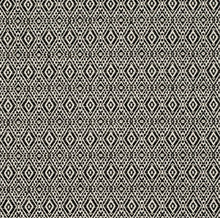 Load image into Gallery viewer, Black Cream Geometric Woven Diamond Upholstery Fabric