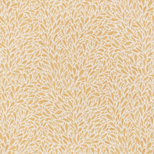 Load image into Gallery viewer, Heavy Duty Fade Resistant Mustard Yellow Cream Botanical Upholstery Fabric