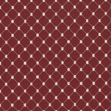 Load image into Gallery viewer, Heavy Duty Tufted Diamond Garnet Burgundy Red Upholstery Drapery Fabric