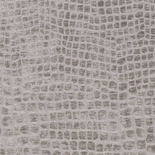 Load image into Gallery viewer, Heavy Duty Grey Alligator Reptile Chenille Animal Pattern Upholstery Fabric