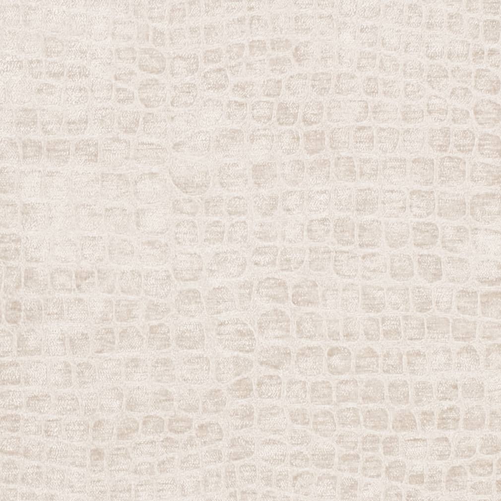 Heavy Duty Taupe Beige Alligator Reptile Chenille Animal Pattern Upholstery Fabric
