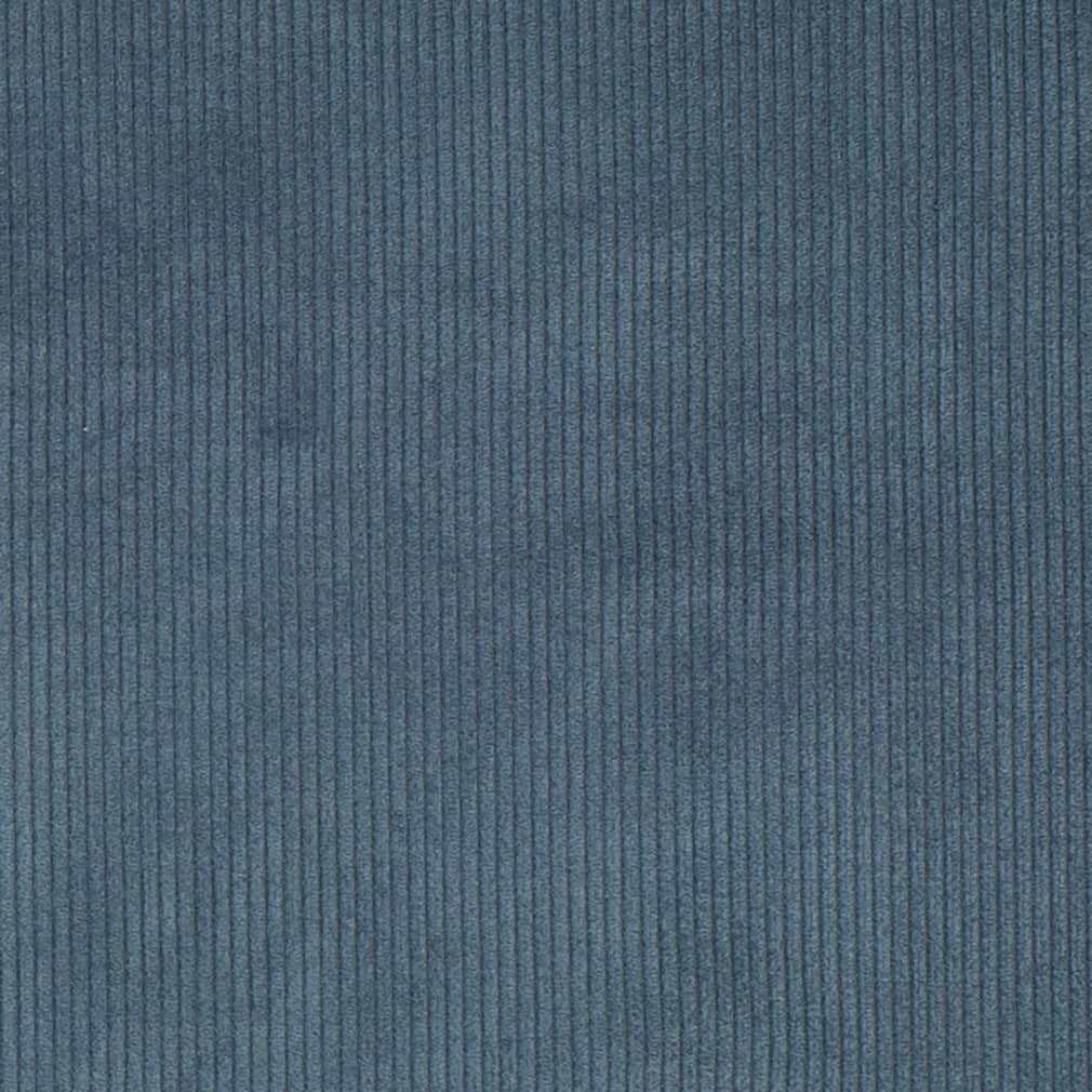 Heavy Duty Fade Resistan Cornflower Blue Corduroy Upholstery Fabric