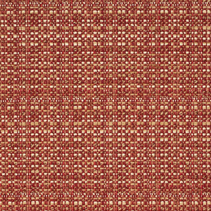 Rusty Red Mustard Yellow Gold MCM Tweed Upholstery Fabric