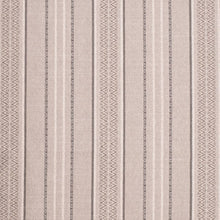 Load image into Gallery viewer, Heavy Duty Grey Taupe Cream Stripe Ethnic Geometric Upholstery Fabric