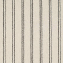 Load image into Gallery viewer, Heavy Duty Cream Charcoal Black Stripe Ethnic Geometric Upholstery Fabric