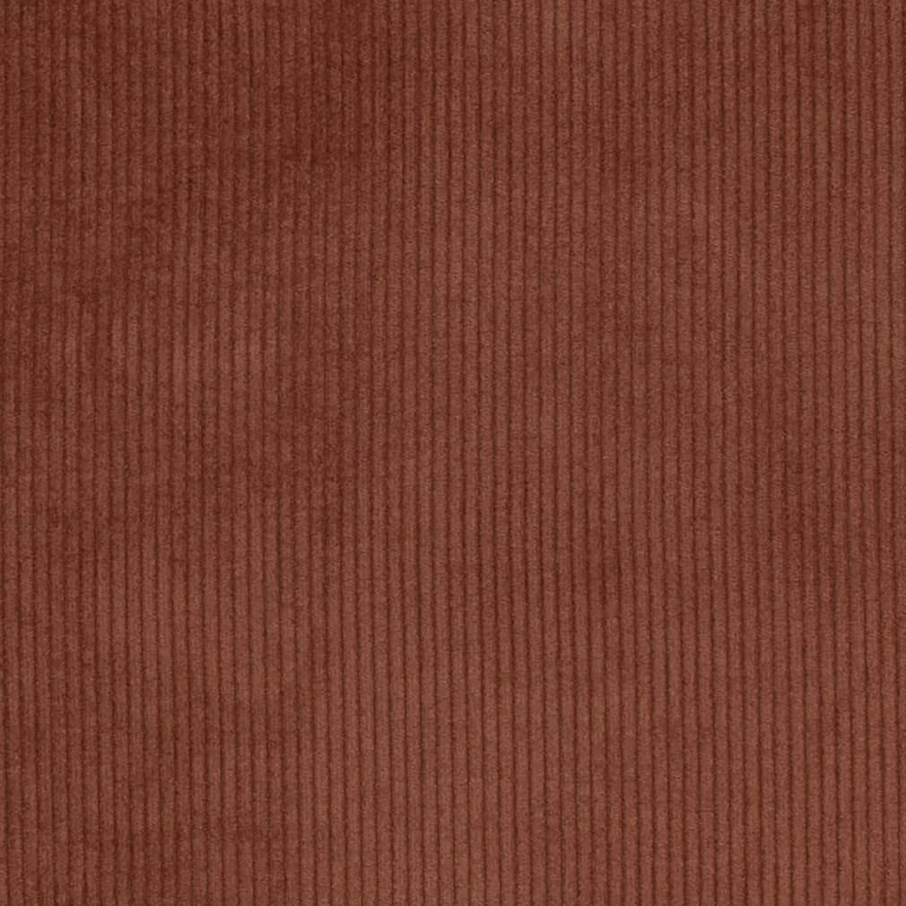 Heavy Duty Fade Resistan Rusty Brown Corduroy Upholstery Fabric