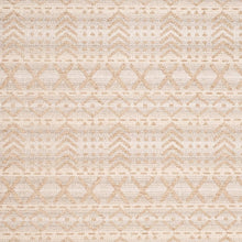 Load image into Gallery viewer, Heavy Duty Beige Cream Textured Ethnic Geometric Upholstery Fabric