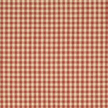 Load image into Gallery viewer, Beige Rusty Red Small Check Drapery Upholstery Fabric