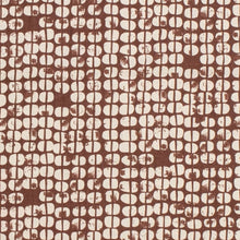 Load image into Gallery viewer, Heavy Duty Rusty Brown Creame Ethnic Geometric Upholstery Fabric