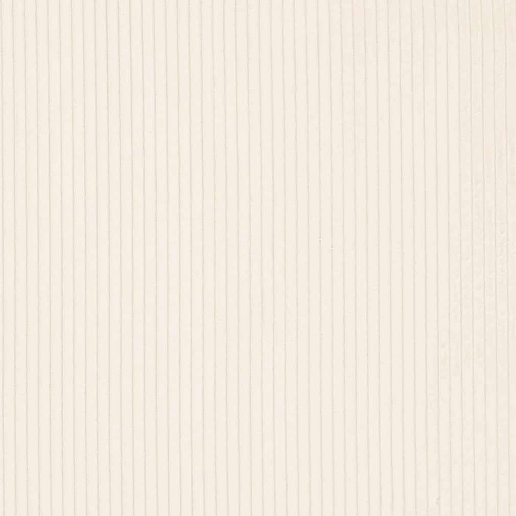 Heavy Duty Fade Resistant Cream Corduroy Upholstery Fabric