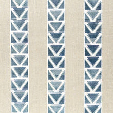 Load image into Gallery viewer, Set of Two Made to Order Thibaut Burton Stripe Side Drapery Panels