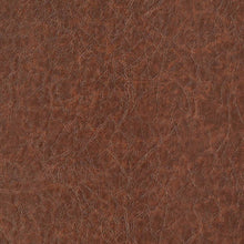 Load image into Gallery viewer, Performance Breathable Aged Caramel Brown Faux Leather Upholstery Vinyl