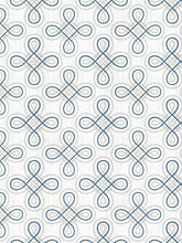 Load image into Gallery viewer, Ivory Navy Blue Grey Embroidered Drapery Fabric