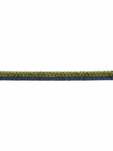 Load image into Gallery viewer, 0.5" Wide Teal Green Animal Pattern Faux Fur Upholstery Lip Cord