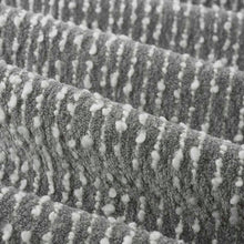 Load image into Gallery viewer, Grey White Boucle Chenille Upholstery Fabric