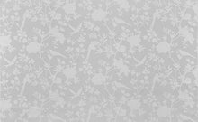 Load image into Gallery viewer, Sky Blue White  Floral Cotton Sateen Upholstery Drapery Fabric