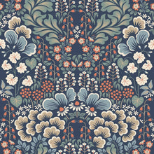 Load image into Gallery viewer, Schumacher Blomstervall Wallpaper 2097 / Midnight Multi