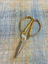 Load image into Gallery viewer, Brentano 4589 Astral Floating Lantern Blue Copper MCM Mid Century Modern Tweed Upholstery Drapery Fabric STA 5081