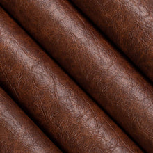 Load image into Gallery viewer, Performance Breathable Aged Russet Brown Faux Leather Upholstery Vinyl