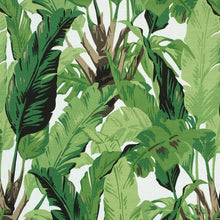 Load image into Gallery viewer, Set of Two Made to Order Thibaut Travelers Palm Side Drapery Panels