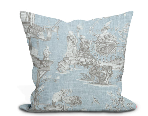 Thibaut Cheng Toile Pillow