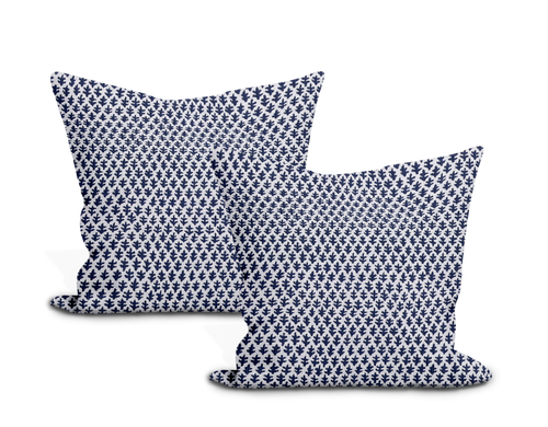 Sister Parish Burma Fabric Pillow Covers