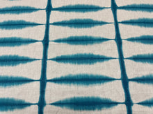 Load image into Gallery viewer, Scion Shibori Teal Linen Abstract Fabric