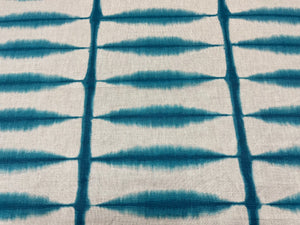Scion Shibori Teal Linen Abstract Fabric