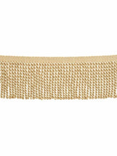 Load image into Gallery viewer, 4.75" Wide Golden Beige Tassel Bullion Fringe Trim