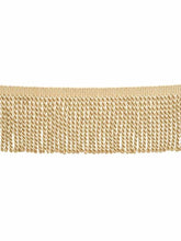 Load image into Gallery viewer, 4.75" Wide Golden Beige Tassel Bullion Fringe Trim