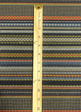Load image into Gallery viewer, Paul Smith Point Maharam Slate Khaki Black Blue Red Green Stripe Upholstery Fabric STA 5050