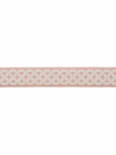 Load image into Gallery viewer, 2&quot; Wide Blush Ivory Geometric Braid Drapery Tape Trim