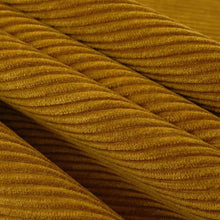 Load image into Gallery viewer, Mustard Honey Gold Micro Corduroy Chenille Upholstery Fabric